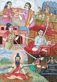 Reincarnation in Hindu art